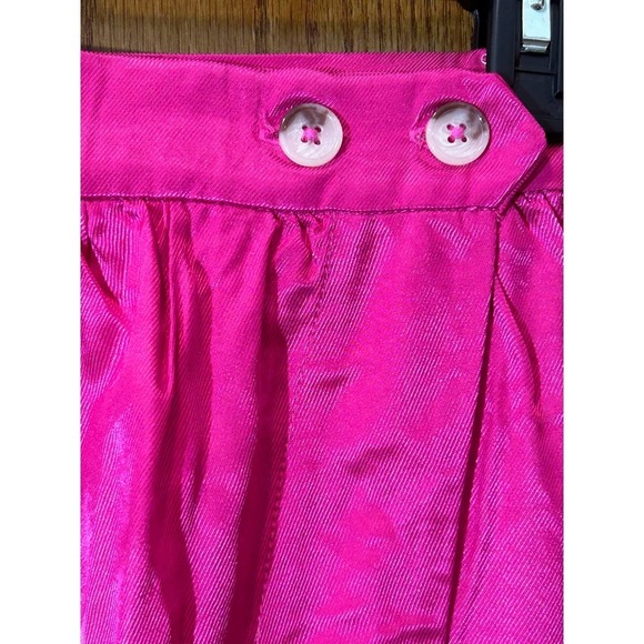 NWT Maeve Tulip wrap pink satin skirt size 0 - Picture 3 of 8